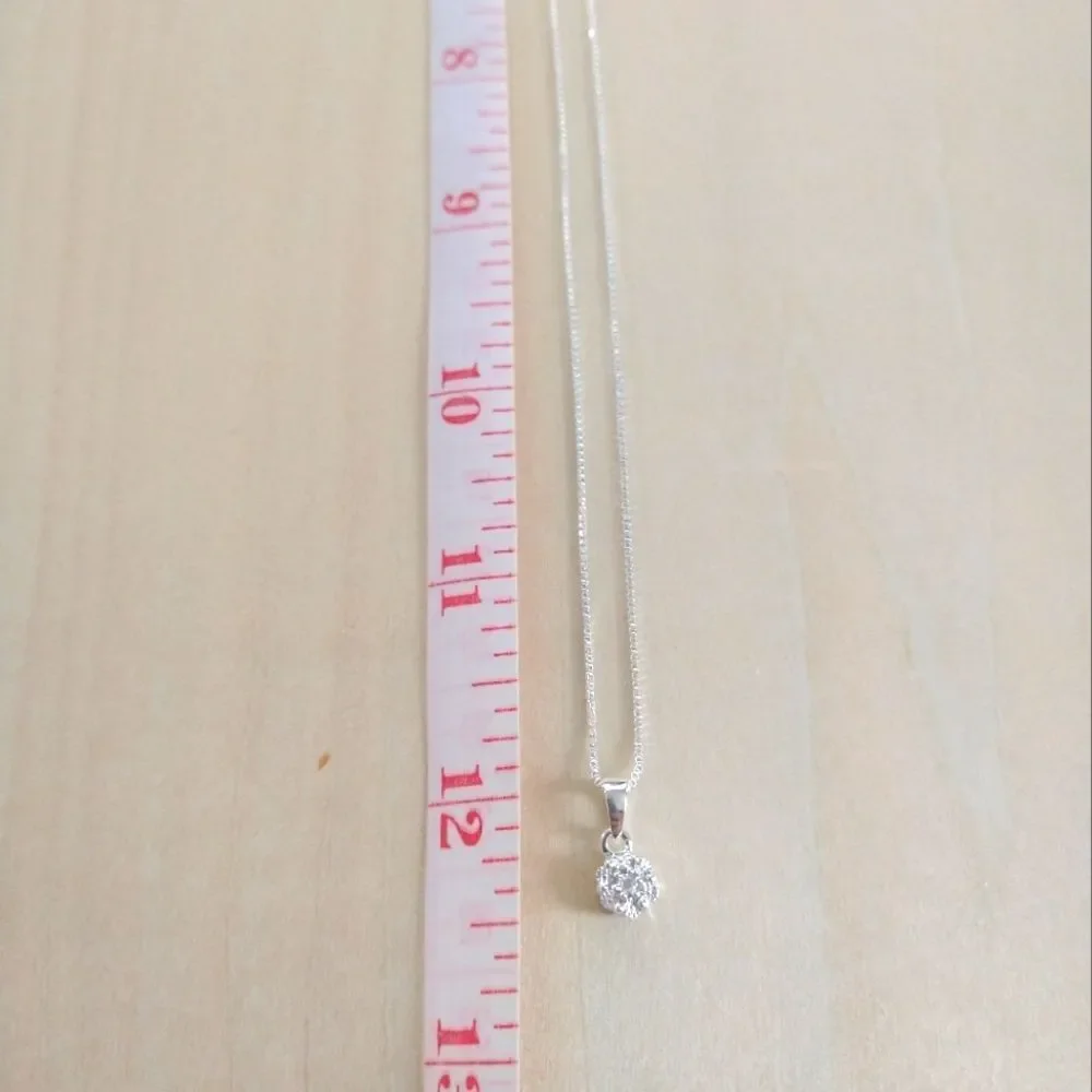 Diamond Pendant and Chain